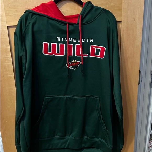 NHL Other - NHL Minnesota Wild Green and Red Hoodie